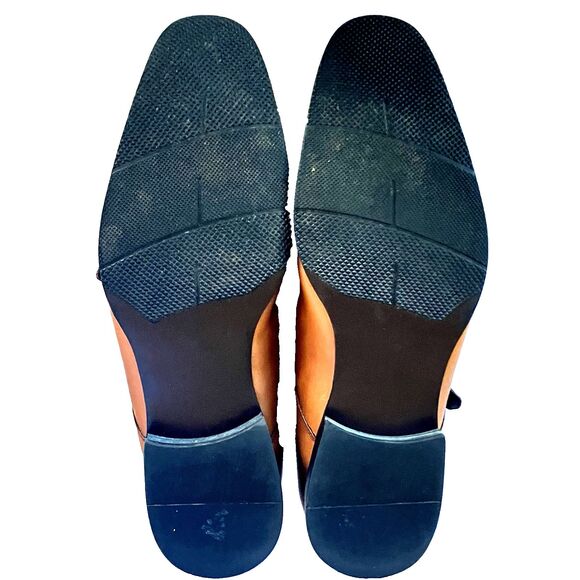 Bar III Shoe Double Monk Strap Leather Brogue Carrick 13 Brown Preppy Dress main image 12